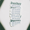 Donkey Whale Sticker
